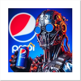 Steampunk Pepsi Man Posters and Art